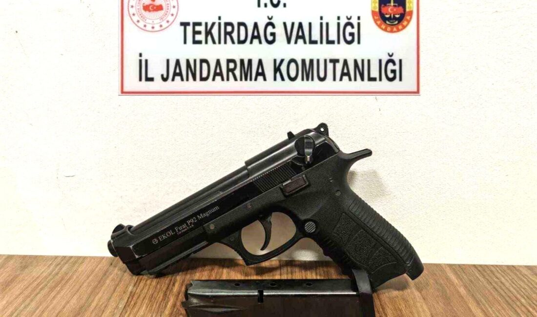 Tekirdağ’da jandarma ekiplerince yapılan