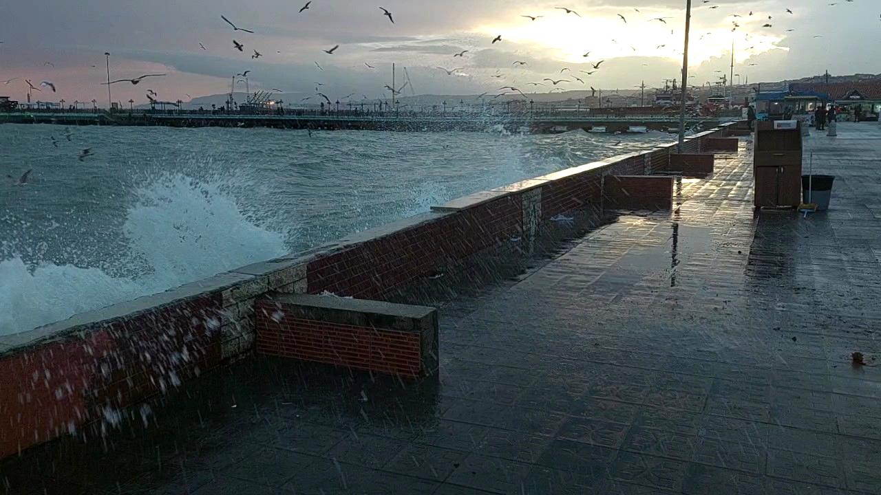 Tekirdağ’da şiddetli lodos