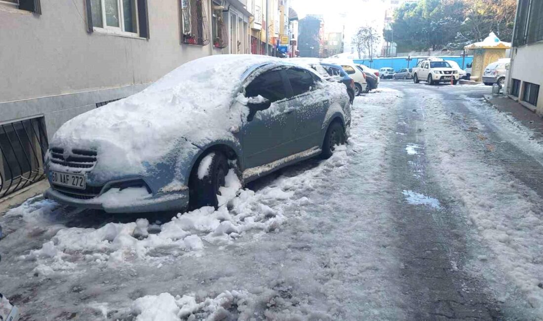 Tekirdağ’da etkili olan kar