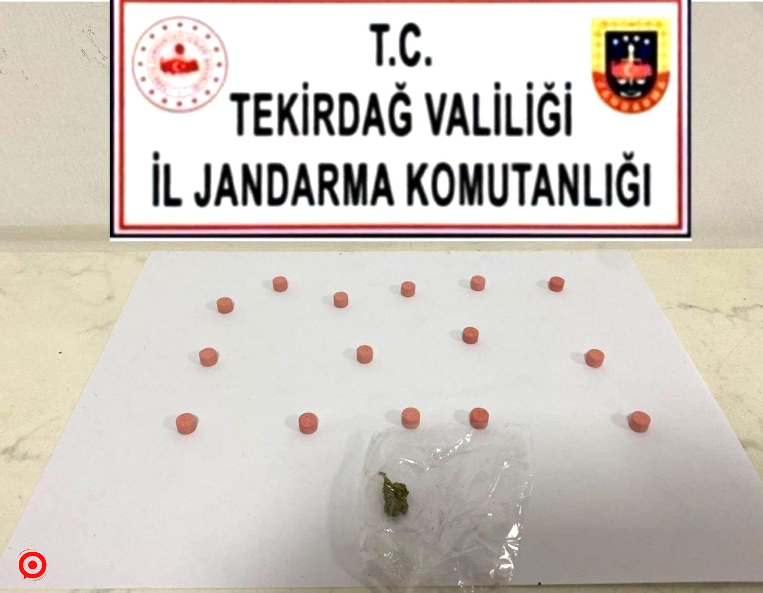 Tekirdağ’da uyuşturucu ve silah ele geçirildi