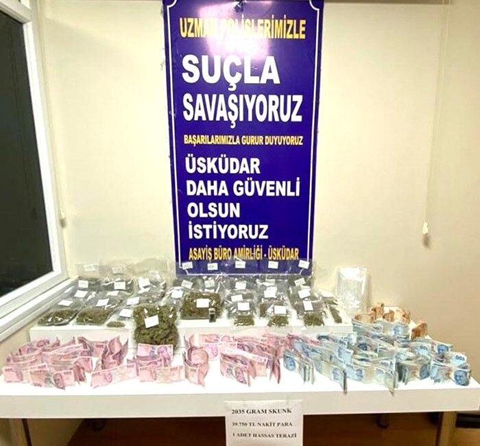 Üsküdar’da uyuşturucu ticaret yapıldığı