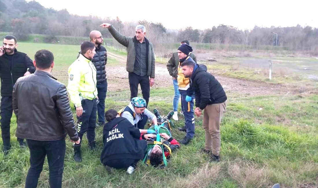 Tekirdağ Çorlu’da virajı alamayan