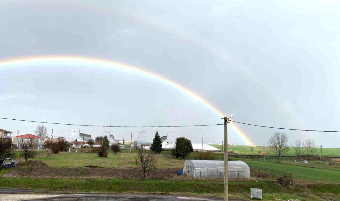 Tekirdağ’ın Muratlı ilçesinde yağmurun