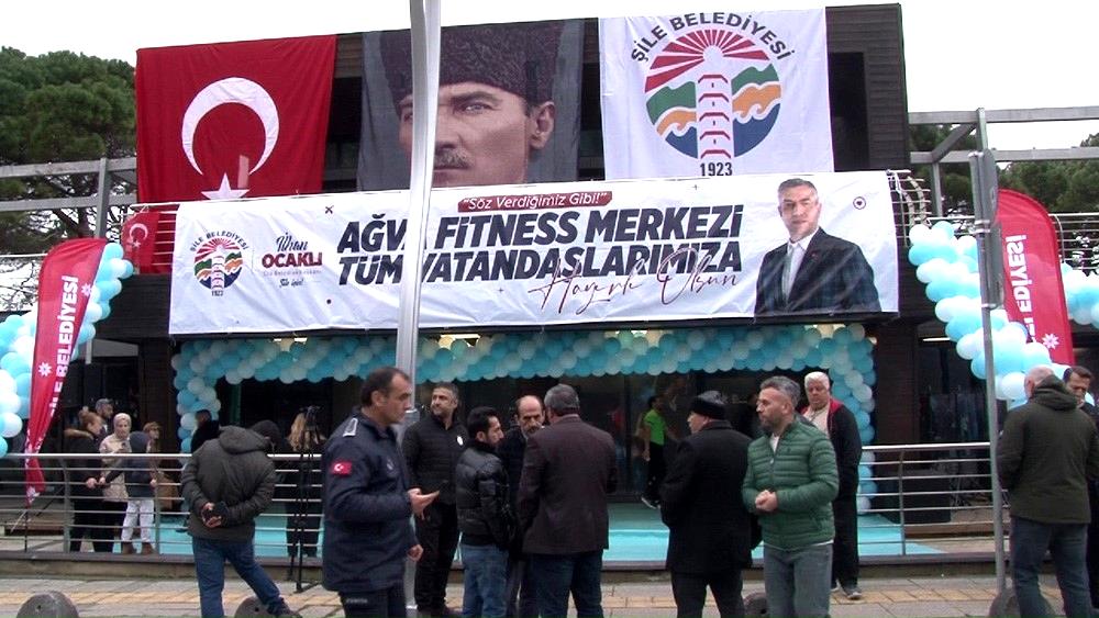 Ağva’da fitness merkezinin açılışını yapan Başkan Ocaklı: “Bizi izlemeye devam edin, projelerimizi yapmaya devam ediyoruz”