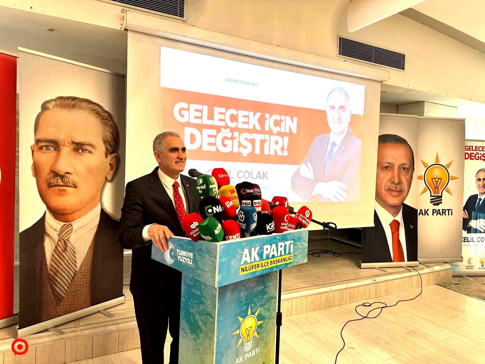 AK Parti Nilüfer Belediye Başkan adayı Celil Çolak: “Yüzde 62 ile kazanacağız”