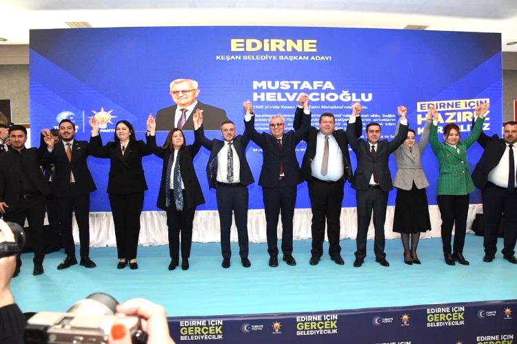 AK Parti’nin Edirne ilçe ve belde belediye başkan adayları açıklandı