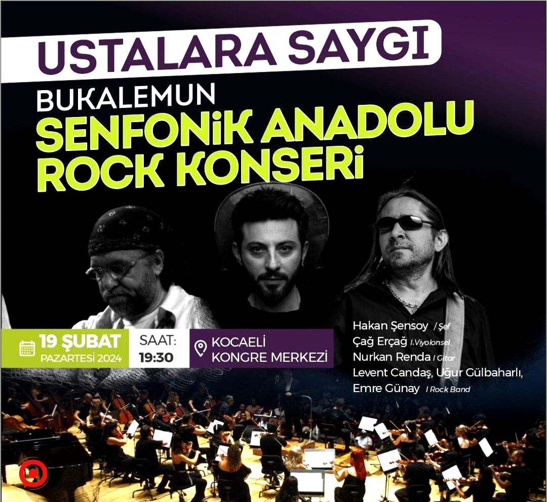 Anadolu Rock’un ustalarına saygı konseri