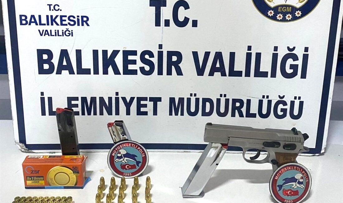 Balıkesir’de polis ekiplerinin aranan