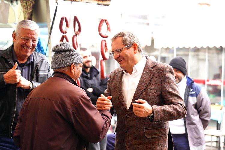 Başkan Ergin vatandaşlarla buluşmalarına devam ediyor