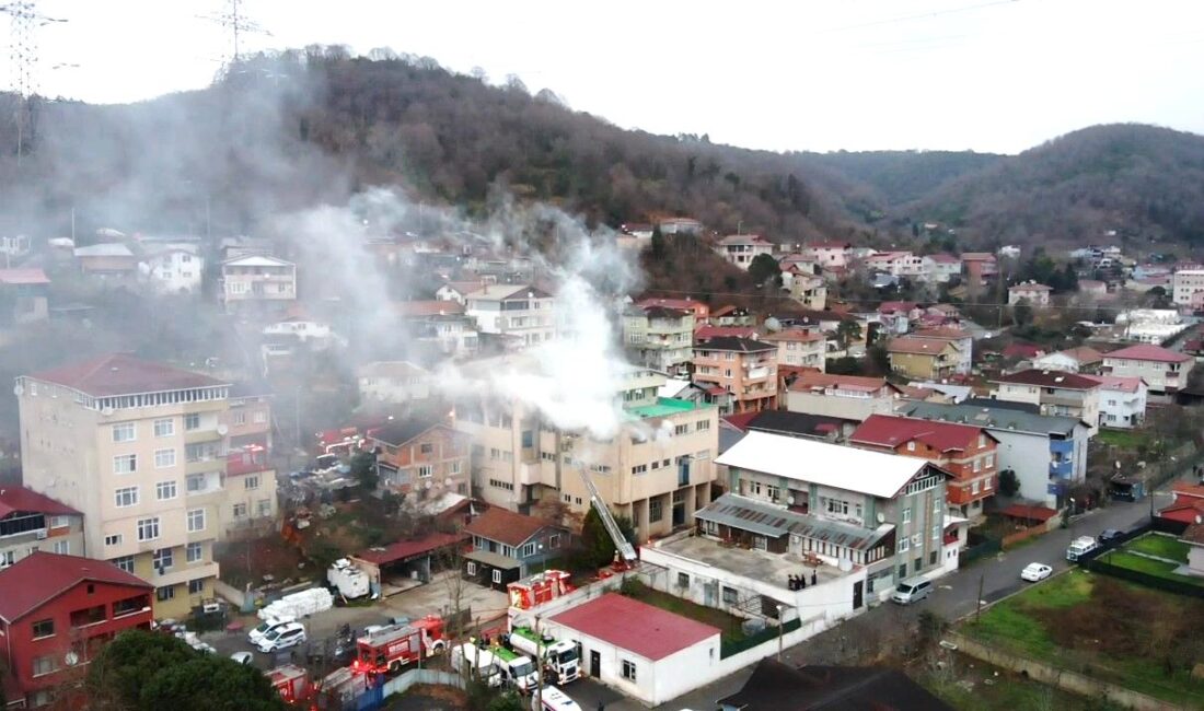 Beykoz’da kibrit üretim atölyesinde