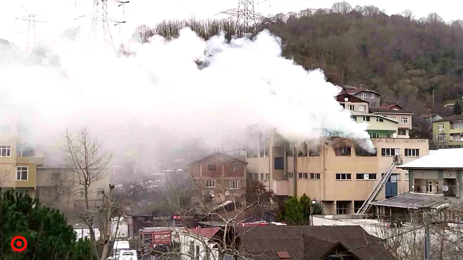 Beykoz’da kibrit üretim atölyesinde yangın