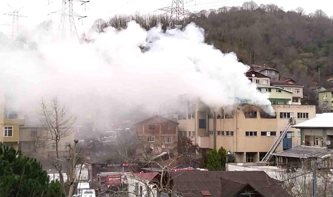 Beykoz’da kibrit üretim atölyesinde