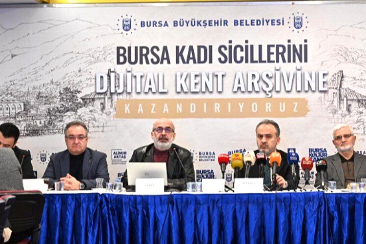 Bursa kent arşivi Osmanlı tarihine ışık tutacak