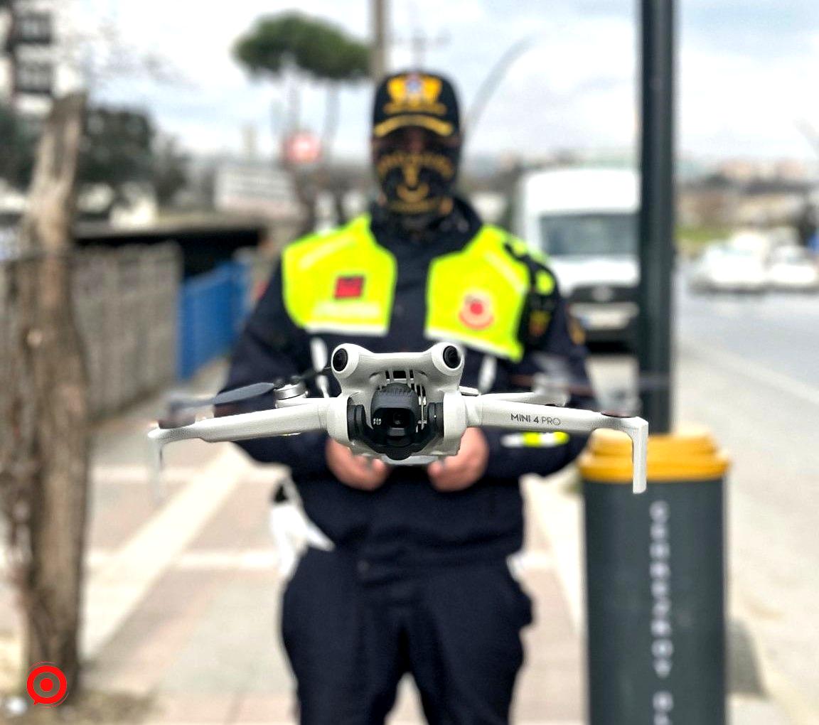 Dron destekli uygulamada sürücülere ceza yağdı