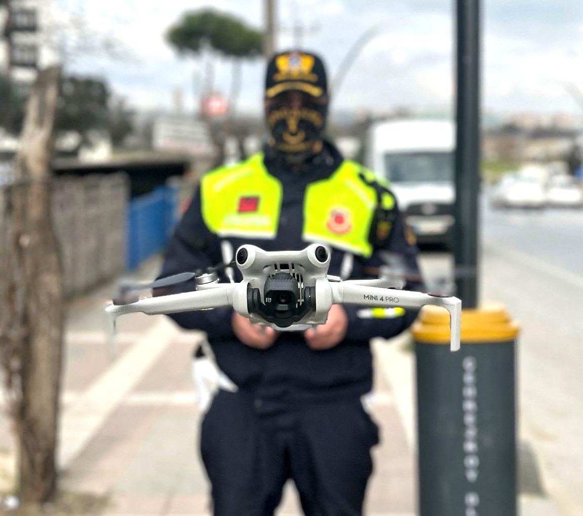 Dron destekli uygulamada sürücülere ceza yağdı