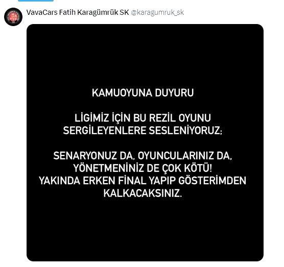 Fatih Karagümrük sosyal medya