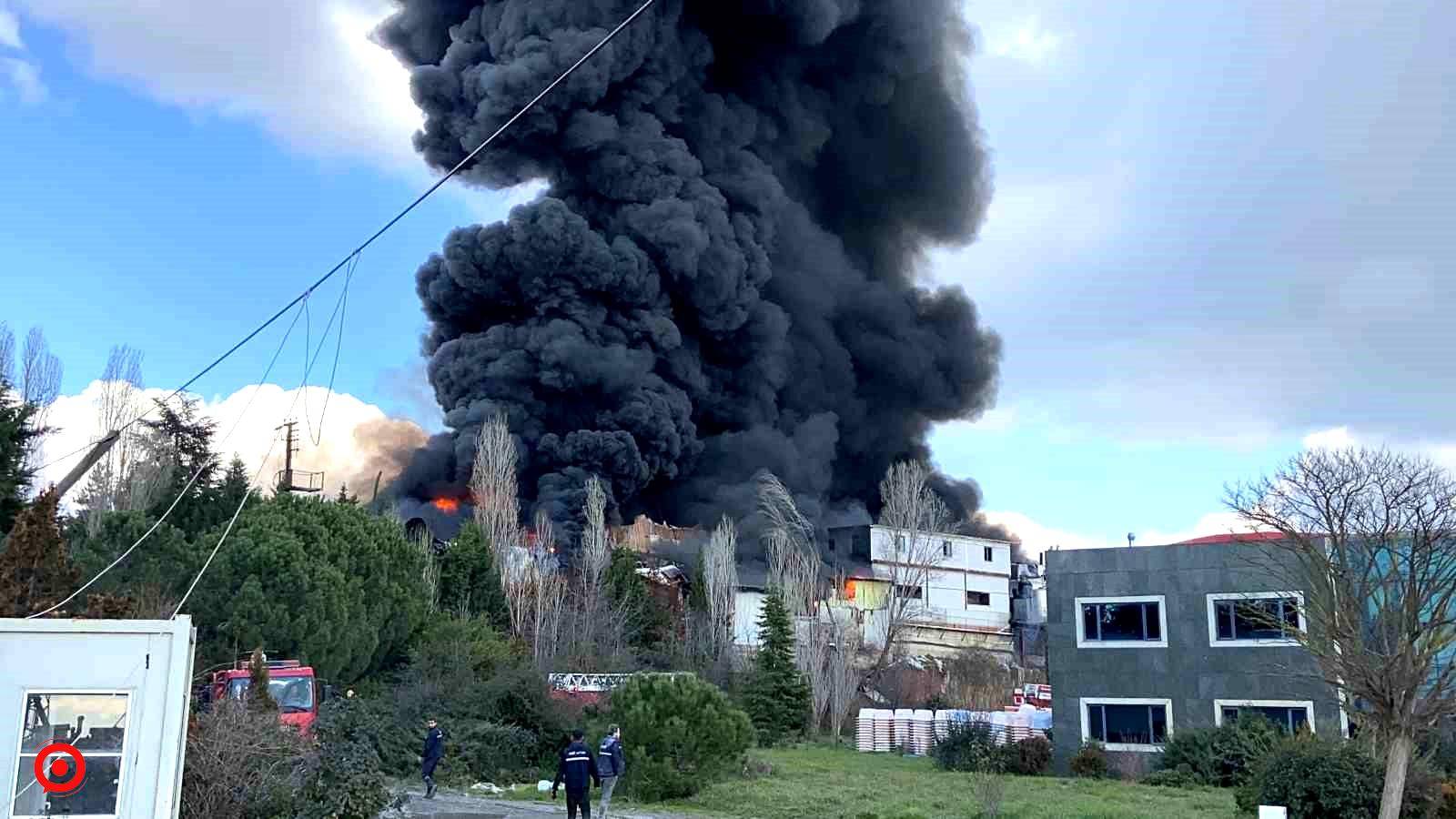 Gebze’de büyük fabrika yangını