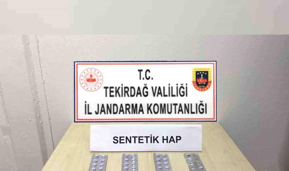 Tekirdağ’da jandarma ekiplerince uyuşturucu