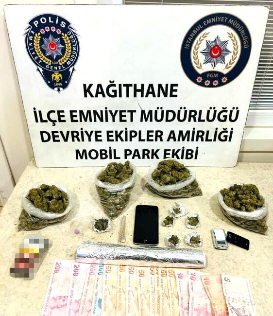 Kağıthane’de polis ekipleri tarafından