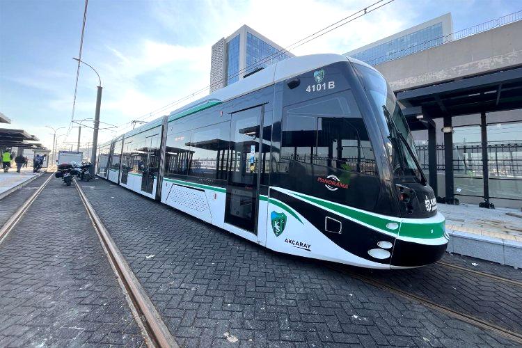 Kocaeli Şehir Hastanesi tramvayında test sürüşü