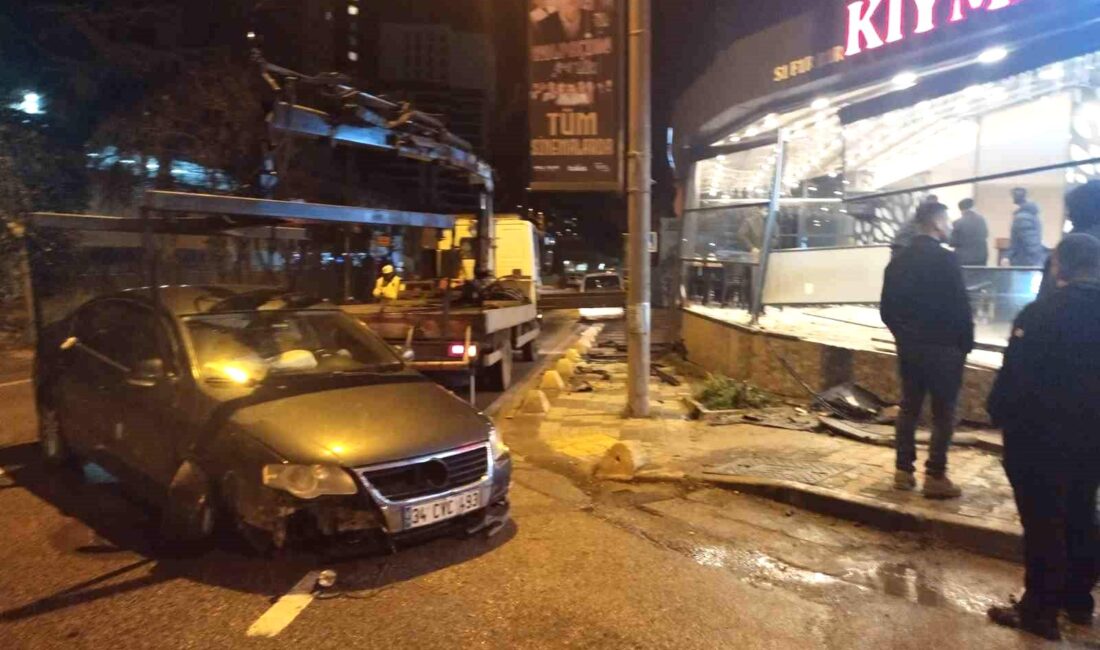 Maltepe’de cadde üzerinde süratle