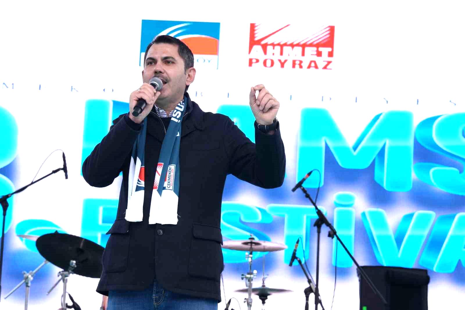 Murat Kurum: “1 Nisan’da ilk iş olarak CHP’li İBB yönetiminin hafriyat döküp kapattığı metro hattını süratle başlatacağız”