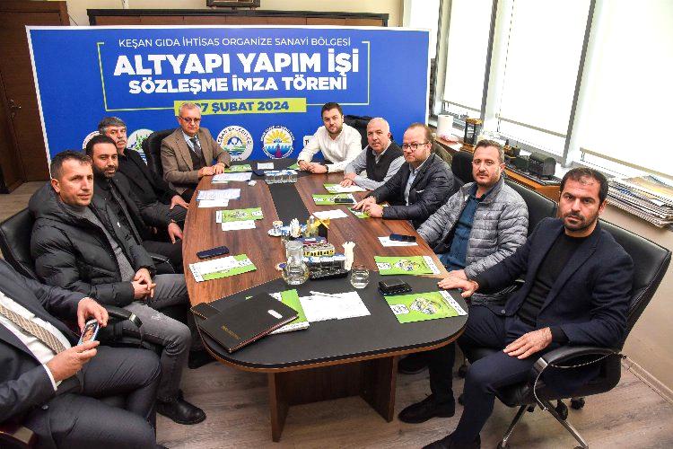 Mustafa Helvacıoğlu: “Gıda OSB’de altyapı çalışmaları başlıyor”
