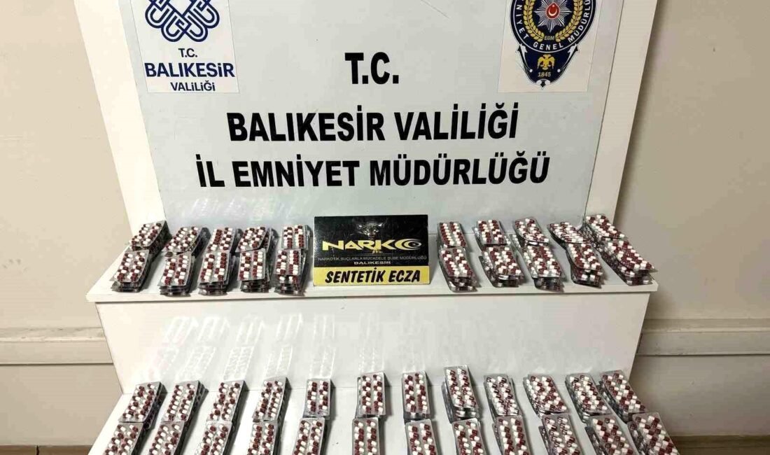 Balıkesir’de polis ekiplerinin durdurdukları