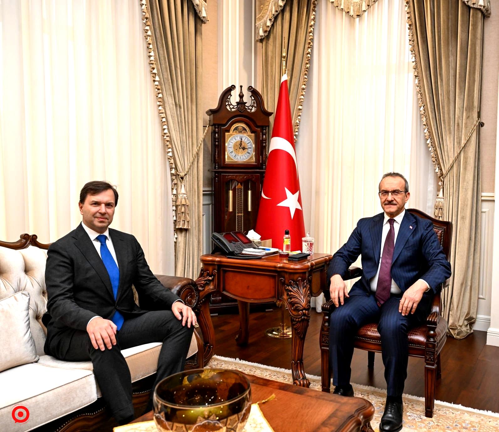 Rehine krizinin yaşandığı firmanın Genel Müdürü, Vali Yavuz’u ziyaret etti