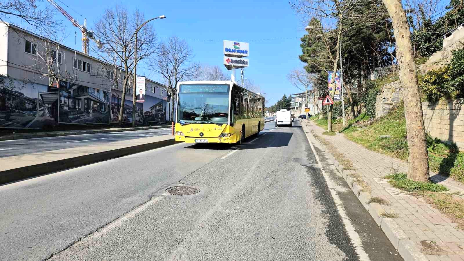 Sarıyer’de kazadan kaçarken ters yöne giren İETT otobüsü hafif ticari araçla kafa kafaya çarpıştı