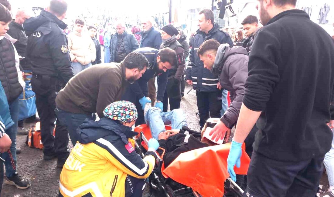 Tekirdağ Çorlu’da pazar yerinde