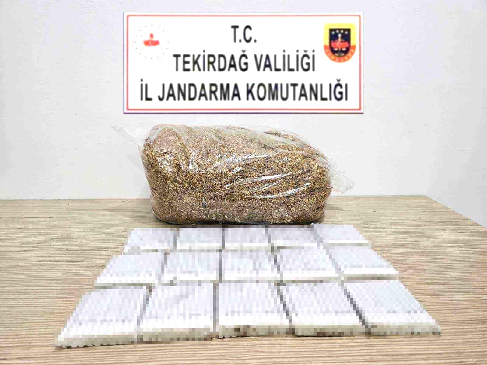 Tekirdağ’da iş yerinden makaron, puro ve tütün ele geçirilen şahsa 16 bin lira ceza