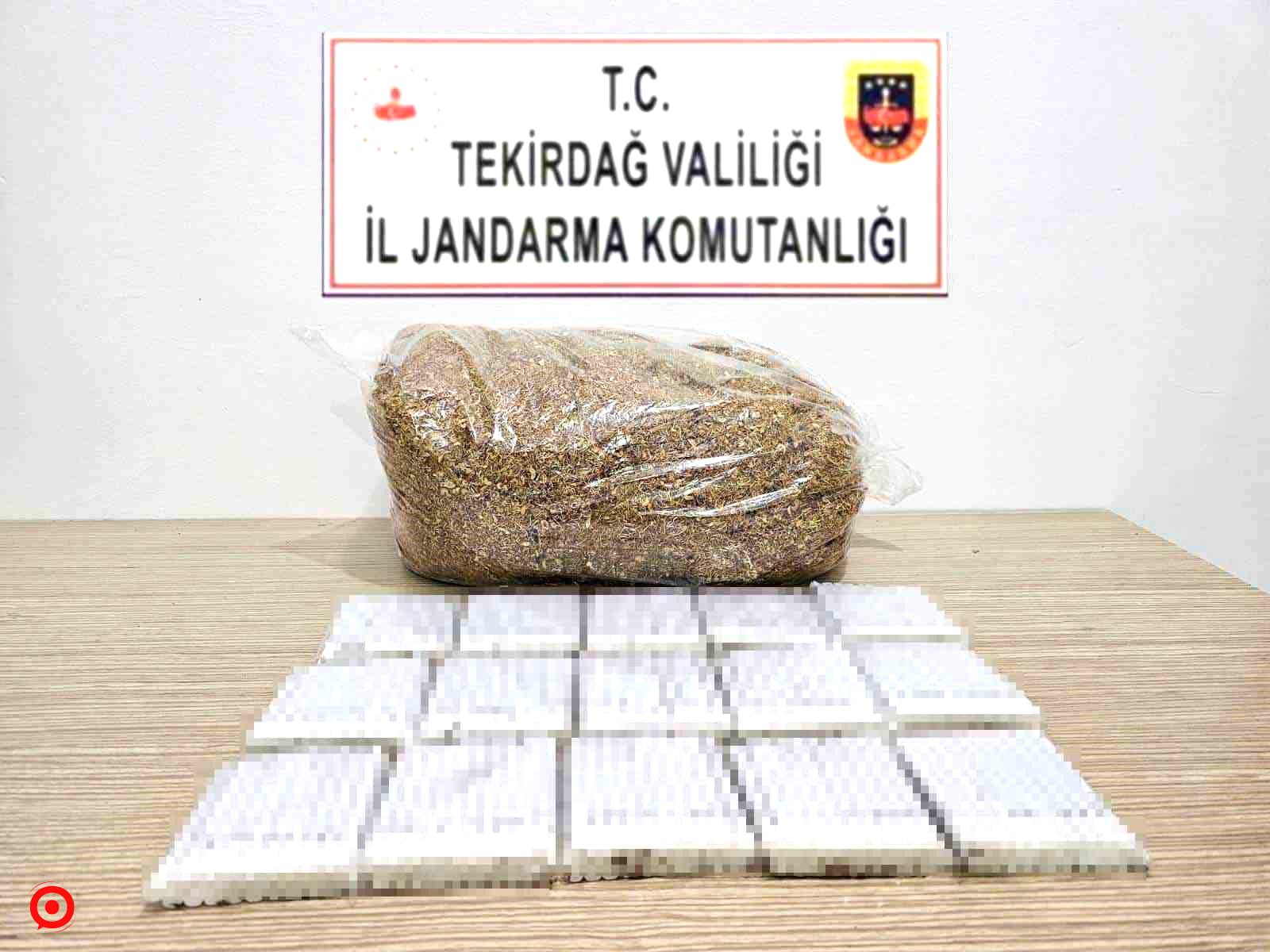 Tekirdağ’da iş yerinden makaron, puro ve tütün ele geçirilen şahsa 16 bin lira ceza