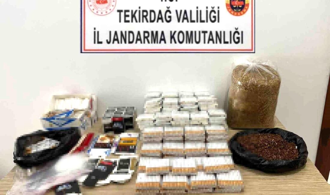 Tekirdağ’ın Saray ilçesinde jandarma