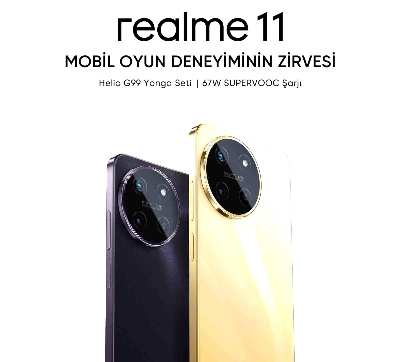 Telefonda oyun tutkunları için realme 11’i tanıttı