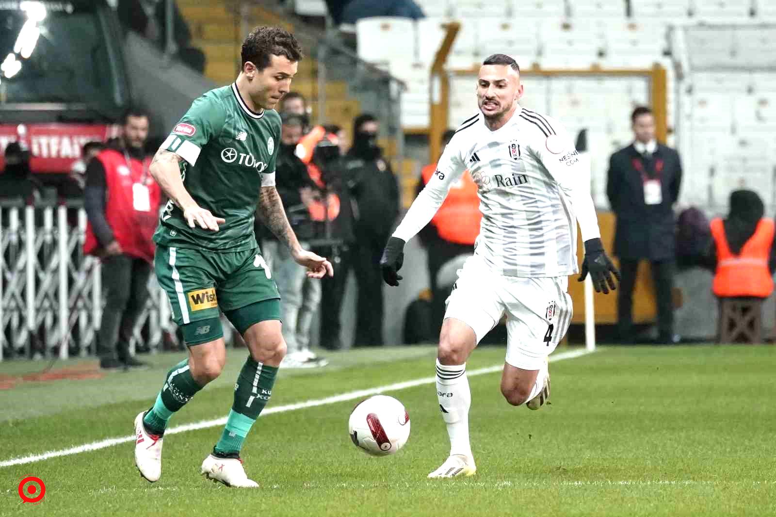 Trendyol Süper Lig: Beşiktaş: 0 - Konyaspor: 0 (İlk yarı)