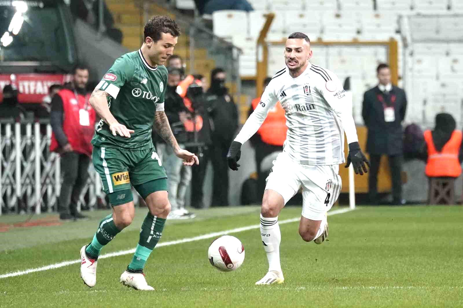 Trendyol Süper Lig: Beşiktaş: 0 – Konyaspor: 0 (İlk yarı)