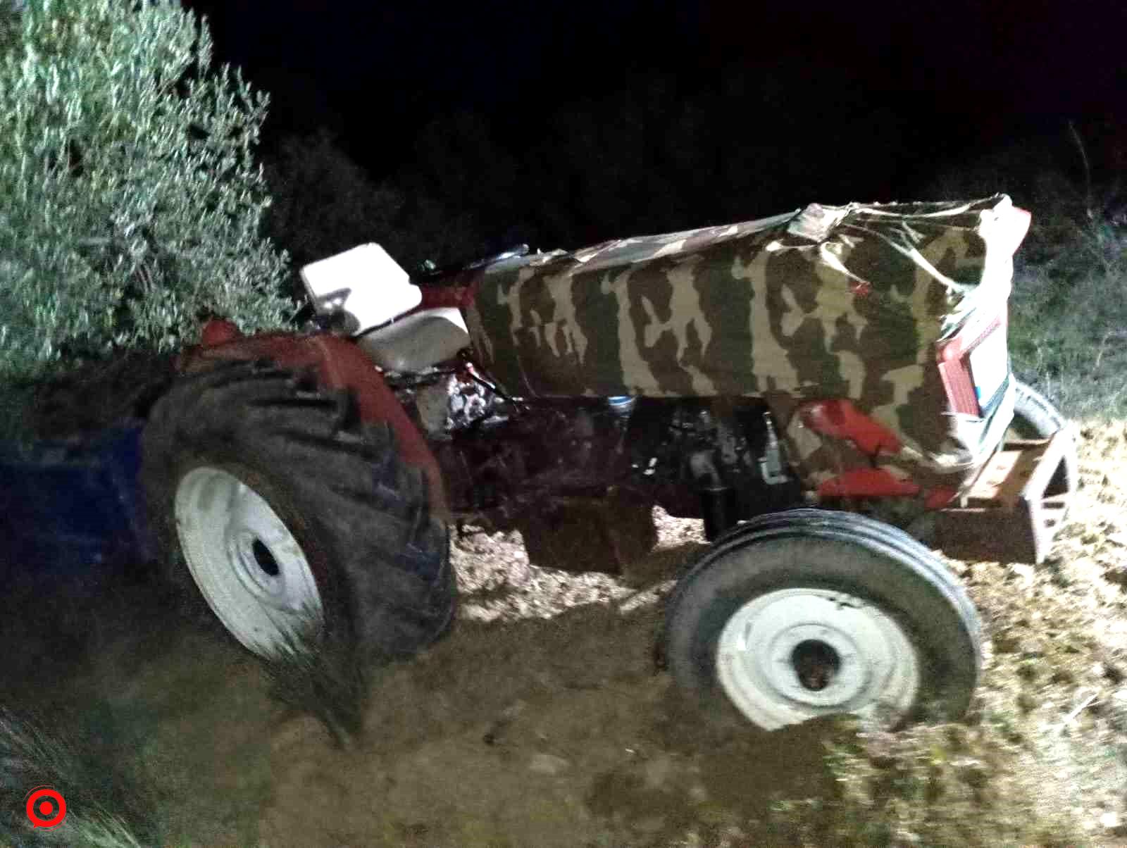 Uçuruma yuvarlanan traktörün altında kalarak hayatını kaybetti