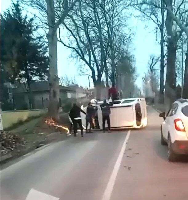 Yalova-Termal kara yolunda kontrolden