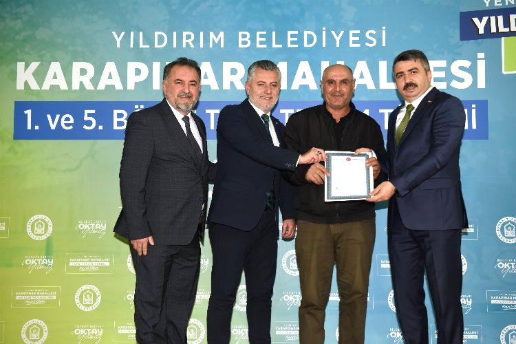 Yıldırım Belediyesi, Karapınar Mahallesinde