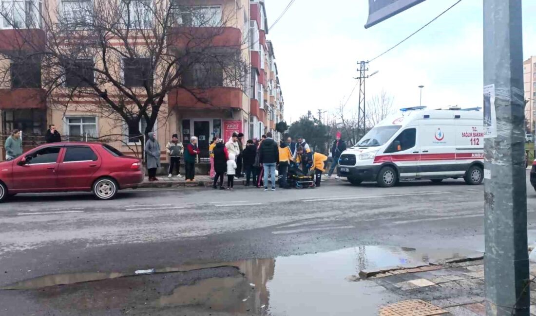 Tekirdağ’ın Kapaklı ilçesinde yola