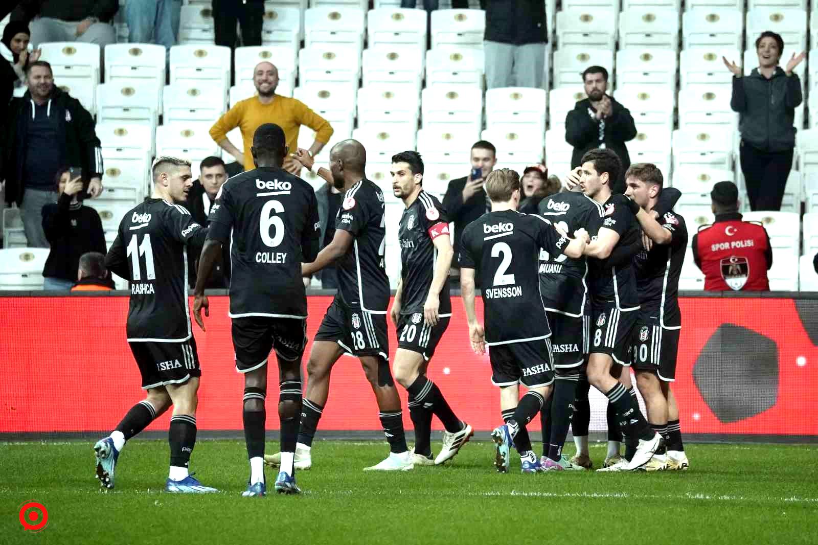 Ziraat Türkiye Kupası: Beşiktaş: 1 - Konyaspor: 0 (İlk yarı)