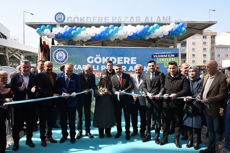 Bursa'da Gökdere Pazar Yeri hizmete açıldı