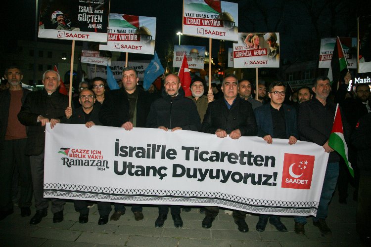 Bursa'da Saadet adayı Akkaya'dan AK Parti'ye açık çağrı... İsrail'le ticareti kesin adaylıktan çekileyim