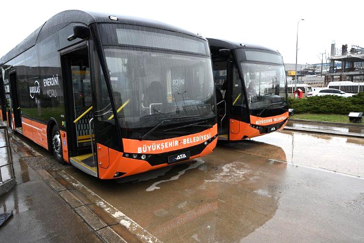 Bursa’nın ulaşım filosuna iki ‘elektrikli otobüs’