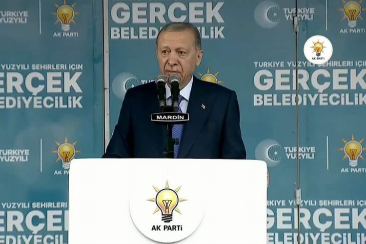 Cumhurbaşkanı Recep Tayyip Erdoğan,Mardin'deki