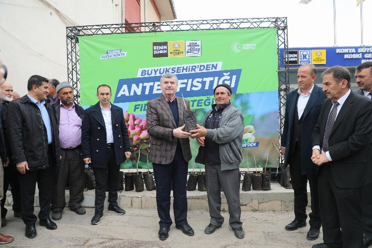 Konya'da kırsala 'Antep Fıstığı' desteği