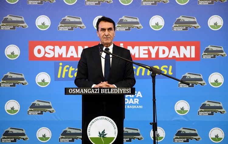 Osmangazi Meydanı’nda esnaf buluşması