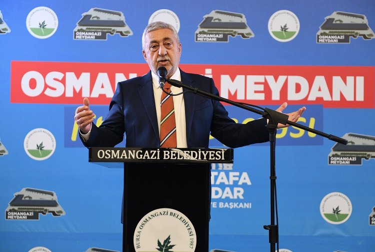 Osmangazi Meydanı’nda esnaf buluşması