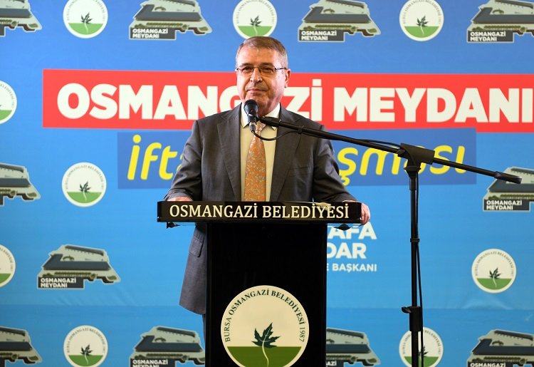 Osmangazi Meydanı’nda esnaf buluşması